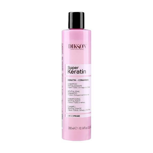 Dikson Super Keratin Revitalizing Shampoo – Відновлюючий шампунь для волосся з кератином, 300 мл