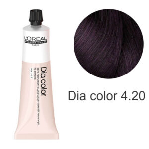 L’Oreal Professionnel Dia color - Крем-фарба для волосся Перламутровий 4.20, 60 мл