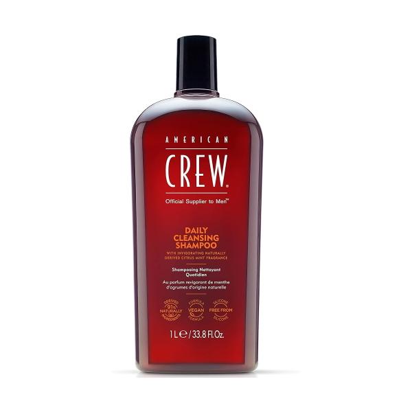 American Crew Daily Cleansing Shampoo – Очищающий шампунь для ежедневного использования, 1000 мл