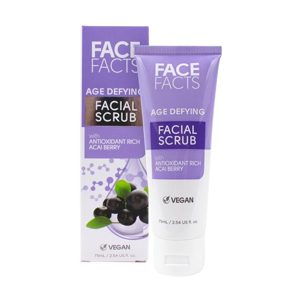 Face Facts Age Defying Facial Scrub - Антивозрастной скраб для кожи лица, 75 мл