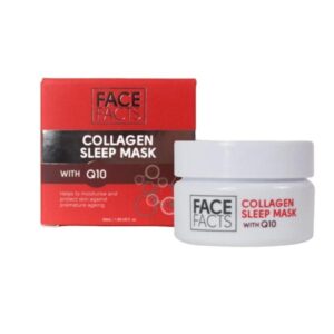 Face Facts Collagen & Q10 Gel Sleep Mask – Нічна гель-маска з колагеном та коензимом Q10, 50 мл