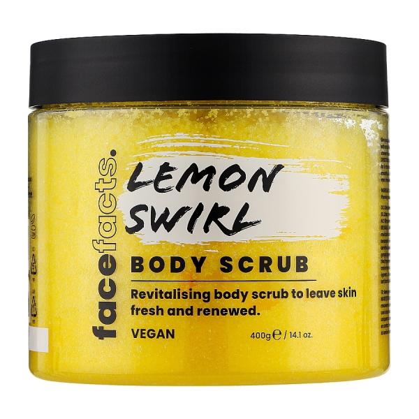 Face Facts Lemon Swirl Body Scrub – Скраб для тіла "Лимонний вихор", 400 гр