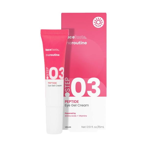 Face Facts The Glow Routine Peptide Firming Eye Gel - Крем-гель для шкіри навколо очей з пептидами, 15 мл