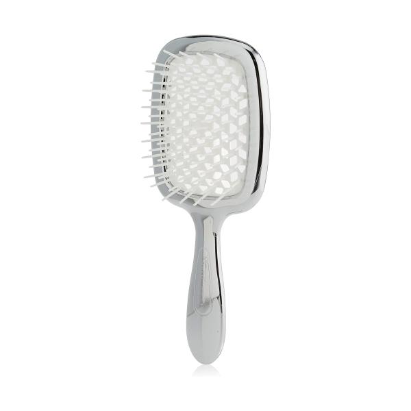 Janeke Superbrush Limited Edition Silver and White - Расческа для волос, серебряный с белым