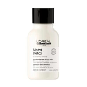 L'Oreal Professional Serie Expert Metal Detox Anti-metal Cleansing Cream Shampoo – Очищаючий шампунь для зменшення ламкості всіх типів волосся і небажаної зміни кольору, 100 мл