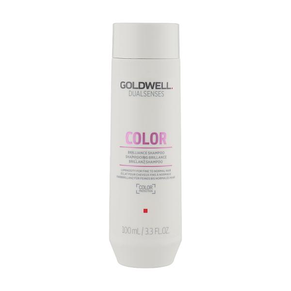 Goldwell Dualsenses Color Brilliance Shampoo – Шампунь для збереження кольору тонкого волосся, 100 мл