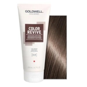 Goldwell Dualsenses Color Revive Cool Brown Conditioner – Тонирующий кондиционер для волос «Холодный коричневый», 200 мл