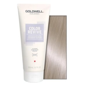 Goldwell Dualsenses Color Revive Icy Blonde Conditioner – Тонирующий кондиционер для волос «Ледяной блонд», 200 мл