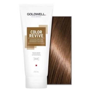Goldwell Dualsenses Color Revive Neutr Brown Conditioner – Тонирующий кондиционер для волос «Нейтральный коричневый», 200 мл