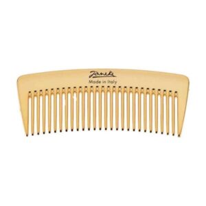Janeke Golden Pocket Comb – Компактний гребінець для волосся, золото