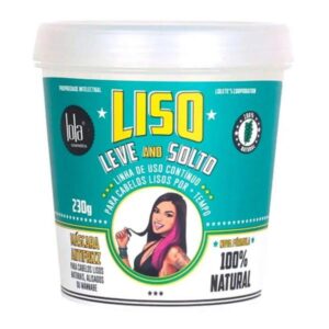 Lola Cosmetics Liso Leve and Solto Antifrizz Mask – Увлажняющая и выпрямляющая маска для волос, 230 гр