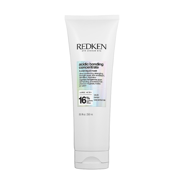 Redken Acidic Bonding Concentrate 5-Min Liquid Mask – Интенсивная маска 5-минутного действия по уходу за химически обработанными и поврежденными волосами, 250 мл