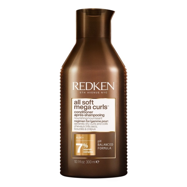 Redken All Soft Mega Curls Conditioner – Кондиціонер для живлення дуже сухого кучерявого волосся, 300 мл