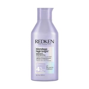 Redken Blondage High Bright Shampoo – Шампунь для яскравості кольору фарбованого та натурального волосся відтінку блонд, 300 мл
