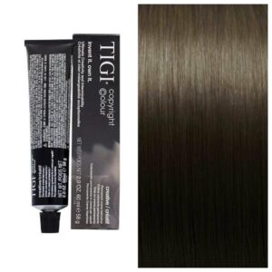 TIGI Copyright Colour Creative 4/1 Steel Brown – Стійка крем-фарба для волосся, 60 мл