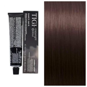 TIGI Copyright Colour Creative 5/8 Light Ash Brown – Стійка крем-фарба для волосся, 60 мл