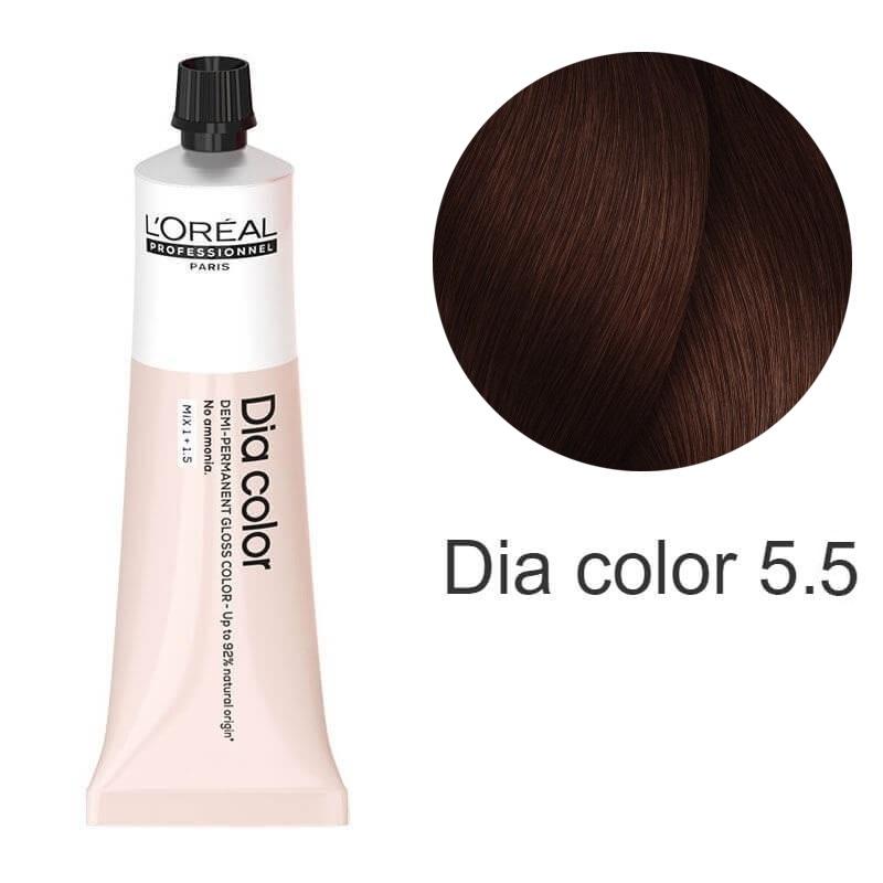 L’Oreal Professionnel Dia color – Крем-краска для волос Глубокое красное дерево 5.5, 60 мл