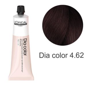 L’Oreal Professionnel Dia color – Крем-краска для волос Переливающийся Красно-Коричневый 4.62, 60 мл