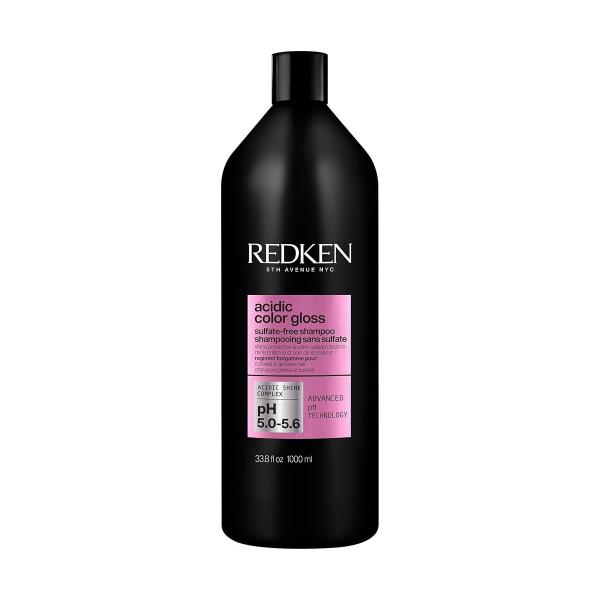 Redken Acidic Color Gloss Shampoo – Шампунь для защиты цвета и сияния окрашенных волос, 1000 мл