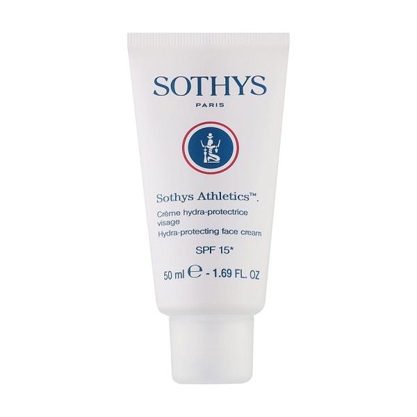 Sothys Athletics Hydra-Protecting Face Cream SPF 15 – Зволожуючий захисний крем для обличчя, 50 мл