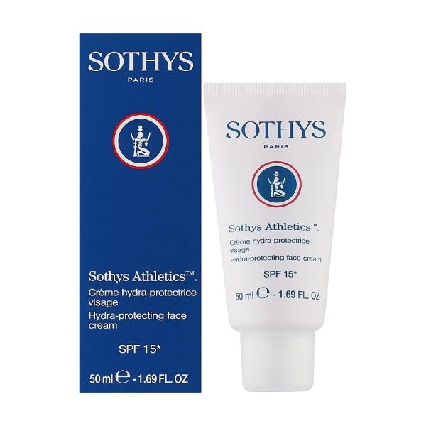 Sothys Athletics Hydra-Protecting Face Cream SPF 15 – Увлажняющий защитный крем для лица, 50 мл