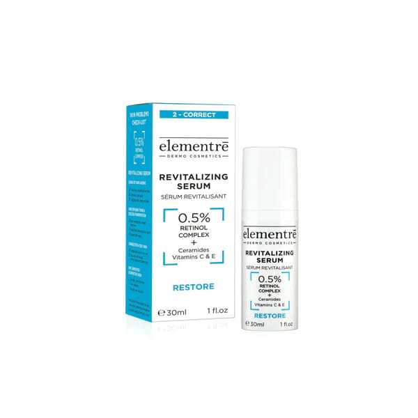 Elementre Revitalizing Serum 0.5% Retinol - Ревитализирующая сыворотка для лица, 30 мл