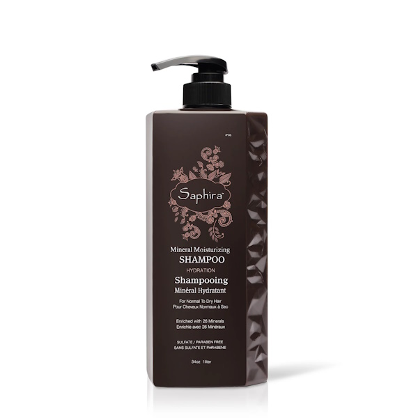 Saphira Mineral Moisturizing Shampoo – Увлажняющий шампунь для волос, 1000 мл