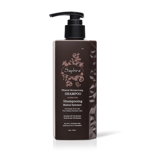 Saphira Mineral Moisturizing Shampoo – Увлажняющий шампунь для волос, 250 мл