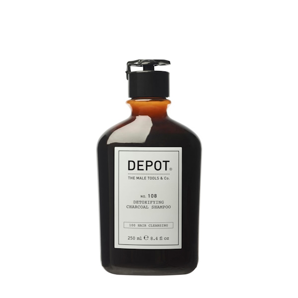 DEPOT No. 108 Detoxifying Charcoal Shampoo - Шампунь з деревним вугіллям для глибокого очищення волосся, 250 мл