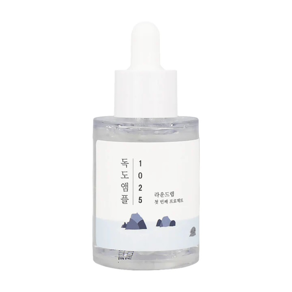 Round Lab 1025 Dokdo Ampoule - Увлажняющая сыворотка для чувствительной кожи лица, 45 гр