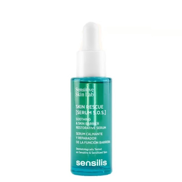 Sensilis Skin Rescue Serum S.O.S. - сироватка для миттєвого заспокоєння чутливої ​​шкіри обличчя, 30 мл