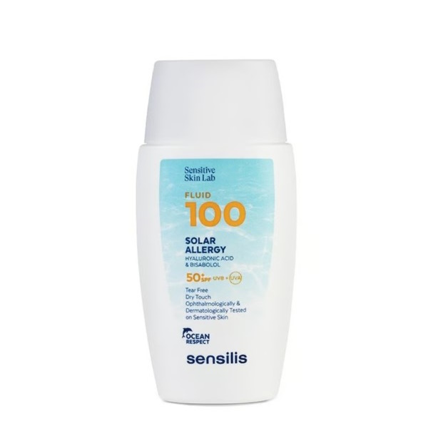 Sensilis Solar Allergy Fluid 100 SPF50+ - Фотозащитный флюид для фоточувствительной кожи лица, 40 мл