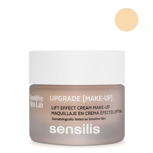 Sensilis Upgrade Make-Up Lift Effect Cream 01 Beige - Корректирующий крем для лица с тоном 01 Бежевый, 30 мл