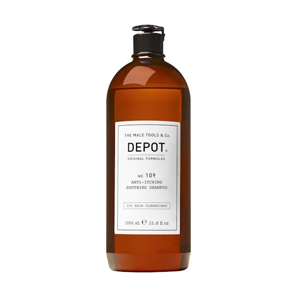 DEPOT No. 109 Anti-Itching Soothing Shampoo – Заспокійливий шампунь для волосся, 1000 мл