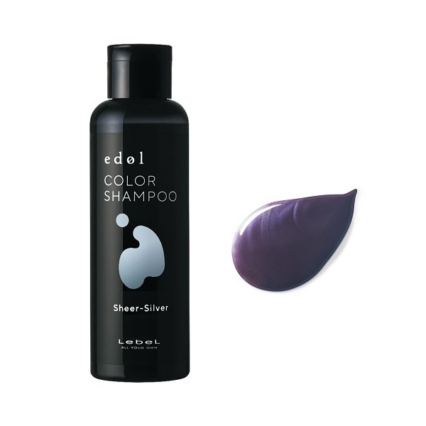 Lebel edol Color Shampoo SS (Sheer-Silver) – Шампунь для окрашенных волос "Прозрачное серебристое сияние", 150 мл