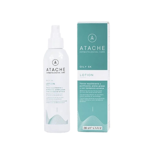 Atache Oily SK Lotion – Антисептический лосьон для жирной кожи лица, 200 мл