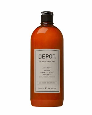 DEPOT No. 606 Sport Hair & Body Shampoo – Освіжаючий шампунь для волосся та тіла, 1000 мл