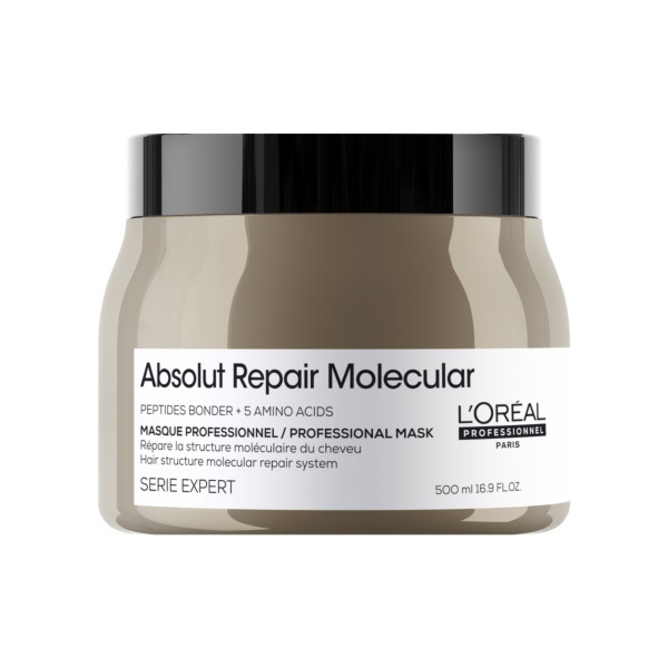 L’Oreal Professionnel Serie Expert Absolut Repair Molecular Leave-In Mask – Маска для молекулярного відновлення структури пошкодженого волосся, 500 мл