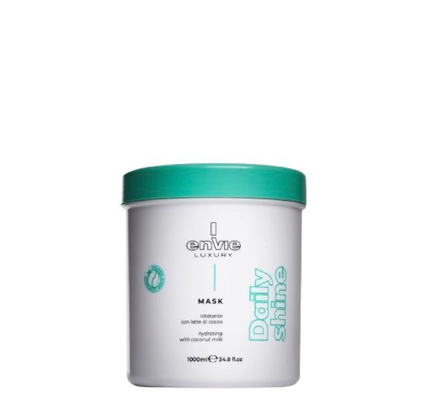 Envie Daily Shine Hydrating Mask – Маска с кокосом для увлажнения волос, 1000 мл