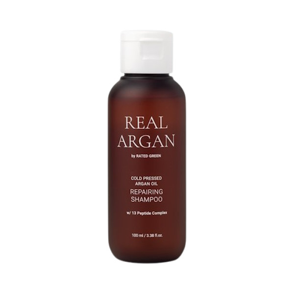 Rated Green Real Argan Repairing Shampoo – Відновлюючий шампунь з аргановим маслом, 100 мл