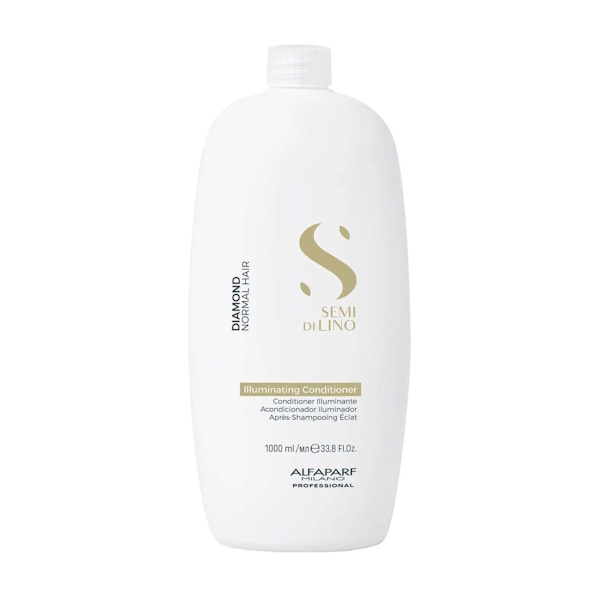 Alfaparf Semi Di Lino Diamond Illuminating Conditioner - Кондиционер для блеска волос, 1000 мл