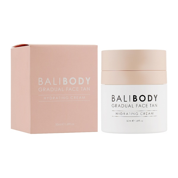 Bali Body Gradual Face Tan – Зволожуючий крем для обличчя з поступовим ефектом засмаги, 50 мл