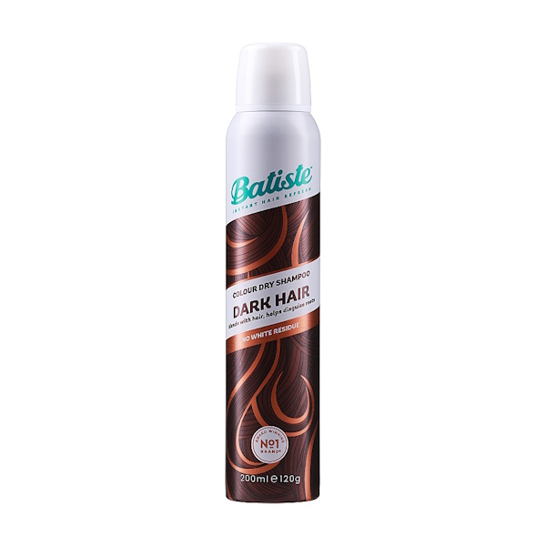 Batiste Dry Shampoo Dark & Deep Brown a Hint of Color - Сухой шампунь для темных волос, 200 мл