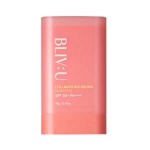 BLIV:U Collagen Bouncing Sun Stick - Сонцезахисний стик з колагеном, 19 гр