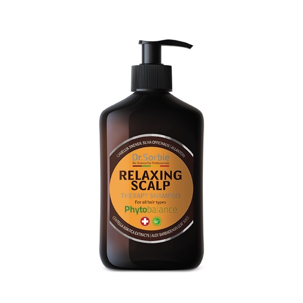 Dr. Sorbie Scalp Relaxing Shampoo – Успокаивающий терапевтический шампунь для чувствительной и раздраженной кожи головы, 400 мл