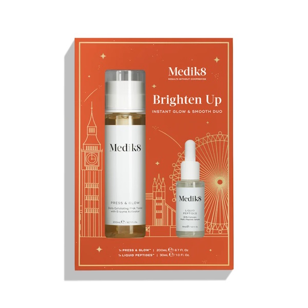 Medik8 Brighten Up - Набір для сяйва та розгладжування шкіри обличчя, 200 + 30 мл