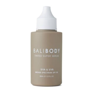 Bali Body Tinted Super Serum SPF30 Tan – Тональная основа для лица SPF30, оттенок загара, 30 мл