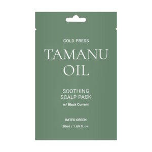 Rated Green Cold Press Tamanu Oil Soothing Scalp Pack w/ Black Currant – Заспокійлива маска з маслом таману, 50 мл