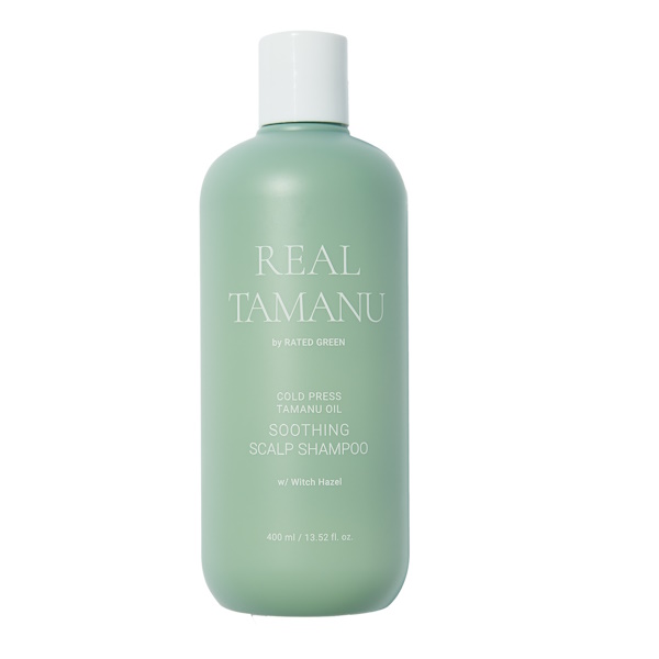 Rated Green Real Tamanu Soothing Scalp Shampoo – Заспокійливий шампунь з маслом таману, 400 мл