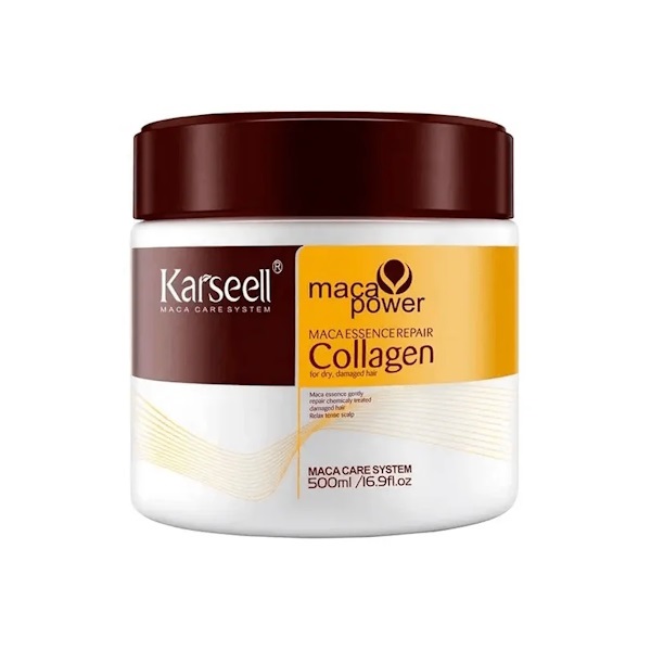 Karseell Maca Power Collagen Hair Mask – Увлажняющая маска для волос, 500 мл